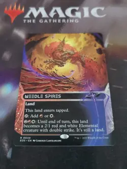 Mtg. Needle Spires. #30. Borderless. Edge of Eternities. Pack Fresh - Image 1