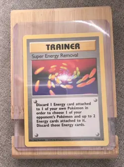 Pokemon TCG Base Set Super Energy Removal 79/102 MP Rare WOTC (1999) VINTAGE - Image 1