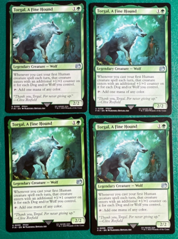 MTG Torgal, A Fine Houndx4 Cards NM/M Final Fantasy - Image 1