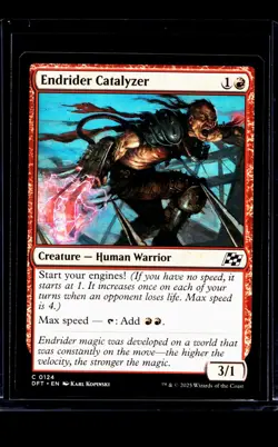 2025 MTG Magic The Gathering DFT Aetherdrift #124 Endrider Catalyzer - Image 1