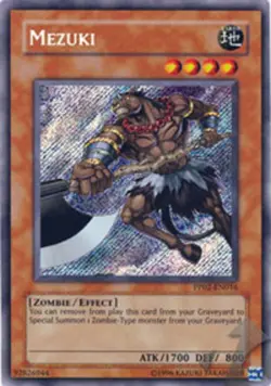 Moderately Played, English - 1 x MTG Mezuki - PP02-EN016 - Secret Rare - Unlimit - Image 1