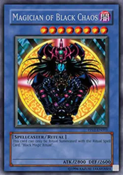Lightly Played, English - 1 x MTG Magician of Black Chaos - PP01-EN001 - Secret - Image 1