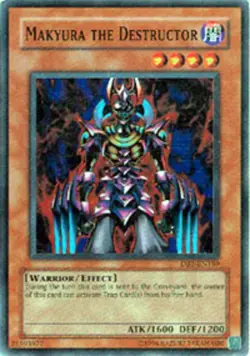 Heavily Played, English - 1 x MTG Makyura the Destructor - DB1-EN169 - Super Rar - Image 1