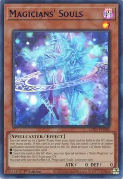 Lightly Played, English - 1 x MTG Magicians' Souls (Blue) - LDS3-EN088 - Ultra R - Image 1