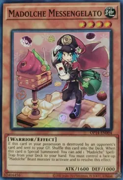 Moderately Played, English - 1 x MTG Madolche Messengelato - OP14-EN004 - Super - Image 1