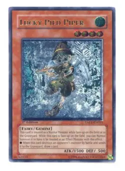 Moderately Played, English - 1 x MTG Lucky Pied Piper - TAEV-EN021 - Ultimate Ra - Image 1