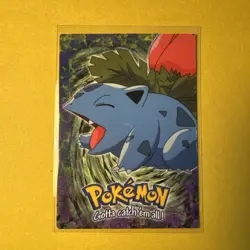 Ivysaur Stage 2 #02 E2 of 12 Non Holo Vintage Collectable Pokemon Cards Topps - Image 1