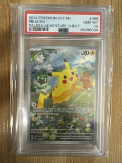 Pikachu - SVP088 - Pokemon Scarlet & Violet Promo Ultra Rare Holo PSA 10 - Image 1