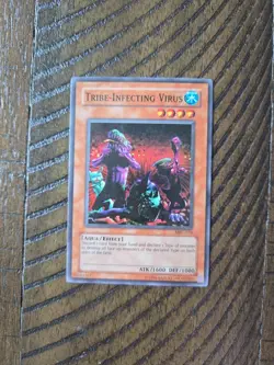 Yugioh Tribe-Infecting Virus MFC-076 Super Rare Magicians Force - Image 1