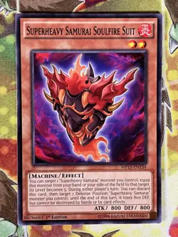 Yugioh Superheavy Samurai Soulfire Suit MP15-EN134 Single - Image 1