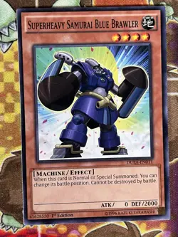Yugioh Superheavy Samurai Blue Brawler DUEA-EN011 Single - Image 1