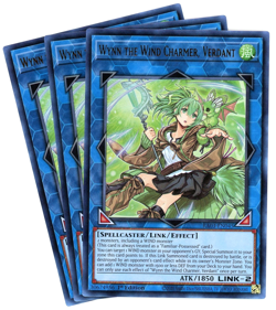 YuGiOh! x3 Wynn the Wind Charmer, Verdant RA03-EN045 Ultra Rare UR NM/M English - Image 1