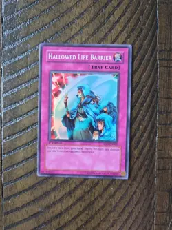 Hallowed Life Barrier- SOD-EN060 - Super Rare - 1st Edition YuGiOh - Image 1