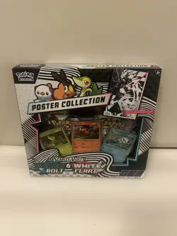 Pokemon Black Bolt And White Flare Unova Poster Collection Box | FACTORY SEALED - Image 1