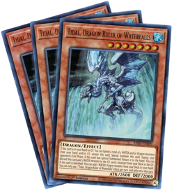 Yugioh! x3 Tidal, Dragon Ruler of Waterfalls RA03-EN009 Ultra Rare NM/M English - Image 1