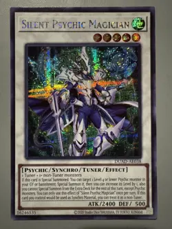 YUGIOH SILENT PSYCHIC MAGICIAN ASIA ENGLISH EDITION DUAD-AE038 SECRET RARE - Image 1