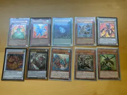 Yu-gi-oh 10 Card Lot Of Different Yugioh Cards ULTIMATE RARE foreign NM - Image 1