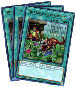 Yugioh! x3 That Grass Looks Greener RA03-EN063 Ultra Rare (UR) NM/M English - Image 1