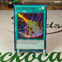 Lightning Storm MAMA-EN089 Ultra Rare 1st Edition Yugioh Card Near Mint - Image 1