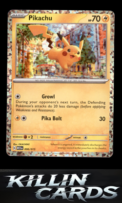 Pikachu 006/015 Pokemon Promo McDonald's Promos 2023 Card NM - Image 1