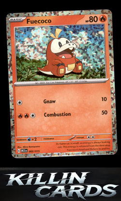 Fuecoco 002/015 Pokemon Promo McDonald's Promos 2023 Card NM - Image 1