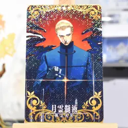 Kayneth Volumen Hydrargyrum Fate Grand Order Arcade FGO AC Holographic Card - Image 1