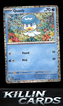 Quaxly 003/015 Pokemon Promo McDonald's Promos 2023 Card NM - Image 1