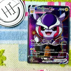 Frieza Pikachu VCOS Pokemon Card Holo Cosplay ART - Image 1