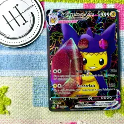 Sableye Pikachu VCOS Pokemon Card Holo Cosplay ART - Image 1