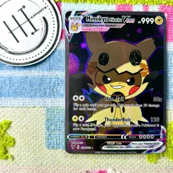 Mimikyu Pikachu VCOS Pokemon Card Holo Cosplay ART - Image 1
