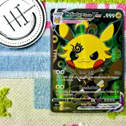 Meliodas Pikachu VCOS Pokemon Card Holo Cosplay ART - Image 1