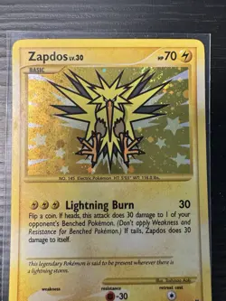 Zapdos Supreme Victors 150/147 Holo 2009 Pokemon Card NM/LP!!! With Swirl! 🍥 - Image 3