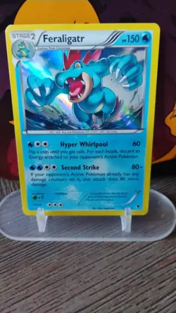 FERALIGATR Phantom Forces POKEMON Holo 2014 Trading Card 17/119 - Image 1