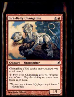 Magic: The Gathering Fire-Belly Changeling Lorwyn 5 Card Lot - Image 1