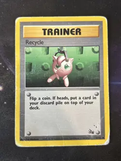Recycle - 61/62 - Pokemon Fossil 1999 - Unlimited Common WOTC Card DMG - Image 1
