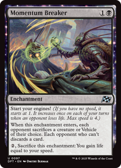 Momentum Breaker FOIL Aetherdrift PLD Enchantment Uncommon MAGIC CARD ABUGames - Image 1