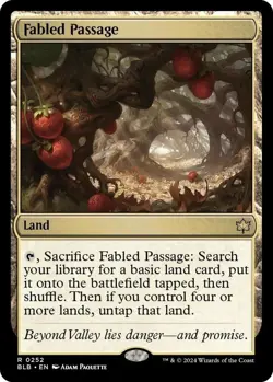 Fabled Passage #252 Rare Foil MTG Bloomburrow NM English - Image 1