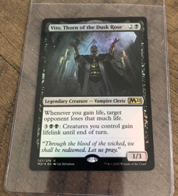 Mtg - Vito, Thorn of the Dusk Rose (Foil) - Core Set 2021 (M21) - Rare - NM - Image 1