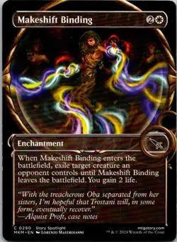 Magic the Gathering HP Showcase Makeshift Binding Murders at Karlov Manor MTG - Image 1