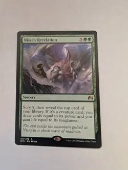 Nissa's Revelation Magic Origins Regular MTG - Image 1
