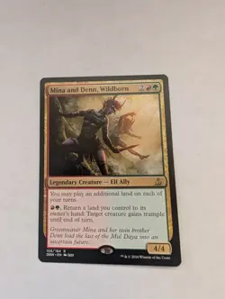 Mina and Denn, Wildborn Oath of the Gatewatch Regular MTG - Image 1