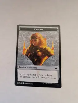 Emblem - Chandra, Roaring Flame Magic Origins Regular MTG - Image 1
