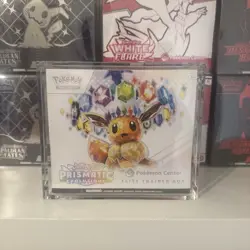 Prismatic Evolutions Pokemon Center ETB - New & Sealed - acrylic case - Image 1