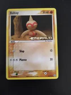 Baltoy 43/106 | EX Emerald | Stamped Reverse Holo | English Pokemon | - Image 1