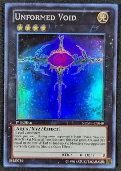 Unformed Void 1996 1st Edition Super Rare Holo Yugioh NUMH-EN049 (NM) - Image 1