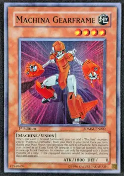 Machina Gearframe 1996 1st Edition Super Rare Holo Yugioh SDMM-EN002 (NM) - Image 1