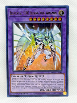 Elemental HERO Shining Neos Wingman - POTE-EN041 - Ultra Rare - 1st Ed YuGiOh - Image 1