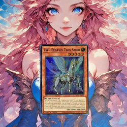 Yugioh - ZW Pegasus Twin Saber - MP22-EN057 - Super Rare - 1st Ed - Near Mint - Image 1