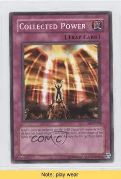Collected Power Unlimited YuGiOh Labyrinth of Nightmare #LON-078 2003 READ 1a1 - Image 1