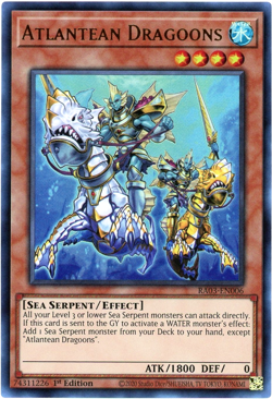 Yugioh! Atlantean Dragoons RA03-EN006 Ultra Rare (UR) NM/M English - Image 1